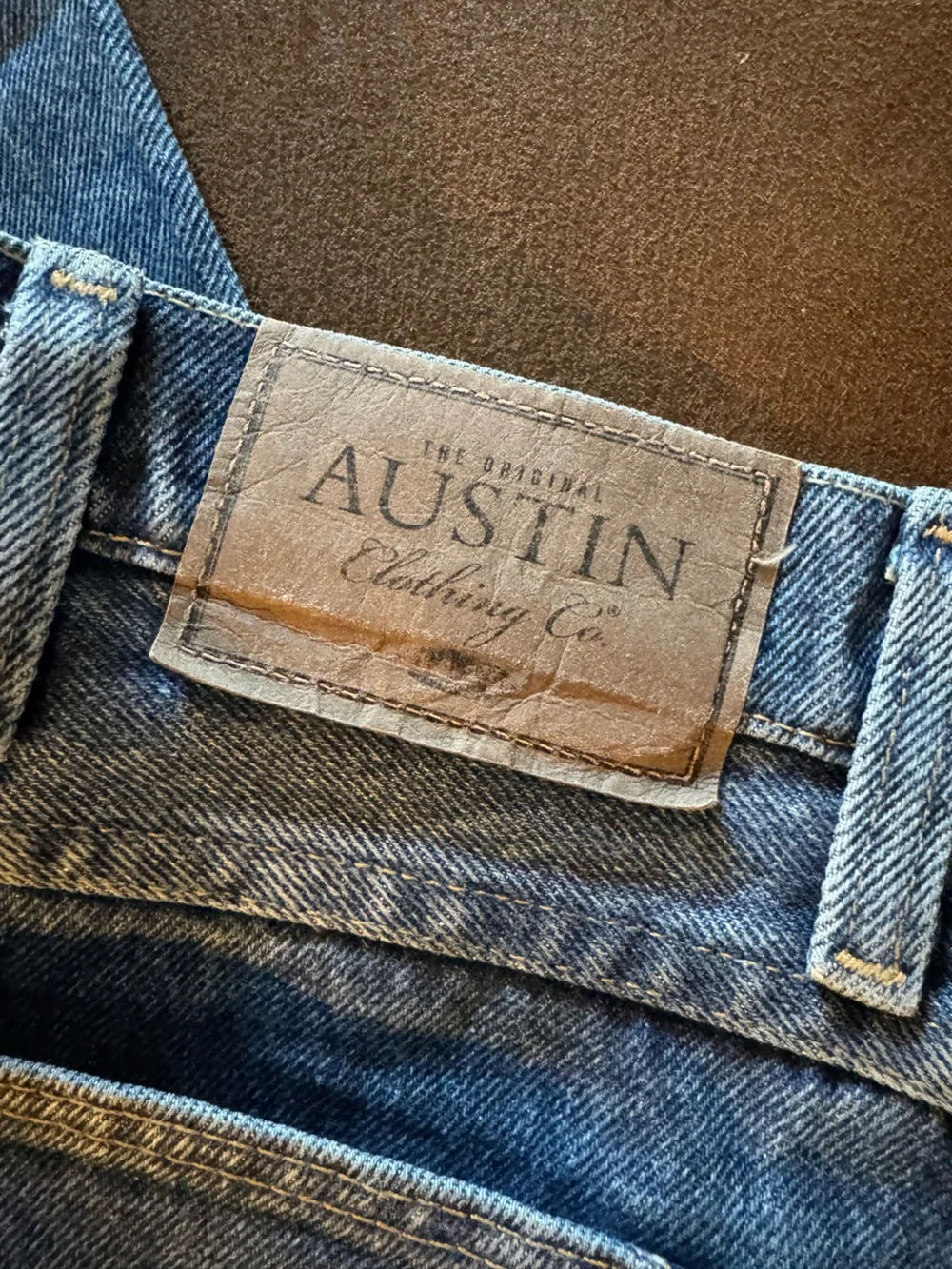 Austin Clothing Co. Straight Fit Light Blue Men's Jeans Sz 38 x 34 Like New!